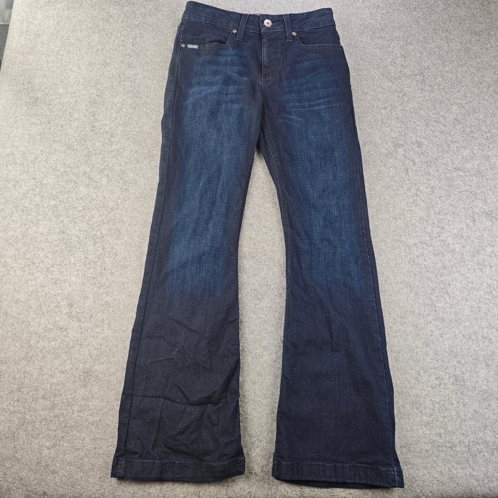 Cinch Lynden Trouser Bootcut Jeans Womens 27/3 Dark Wash Blue Denim Western